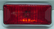 3 x 7 Red with Bezel