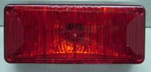 3 x 7 Red with Bezel